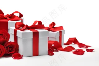 浪漫情人节礼物盒图片