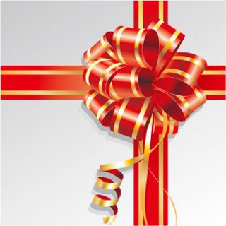 5款丝带蝴蝶结矢量素材