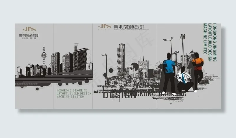 移门画面图片cdr矢量模版下载