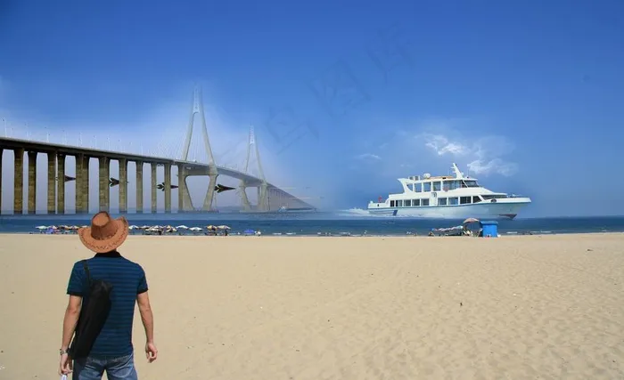 北海十里银滩图片