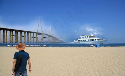 北海十里银滩图片