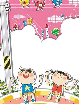 卡通儿童插画图片