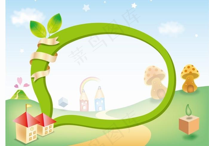 韩国卡通儿童教育矢量素材20