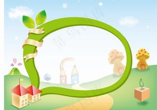 韩国卡通儿童教育矢量素材20