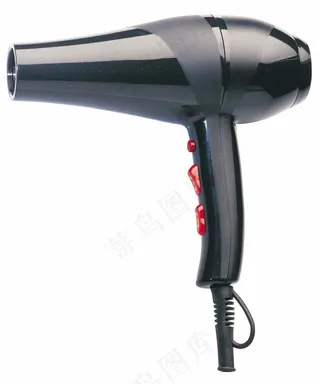 黑色电吹风 发廊专用干发器 超静音 时尚 大功率 吹风机