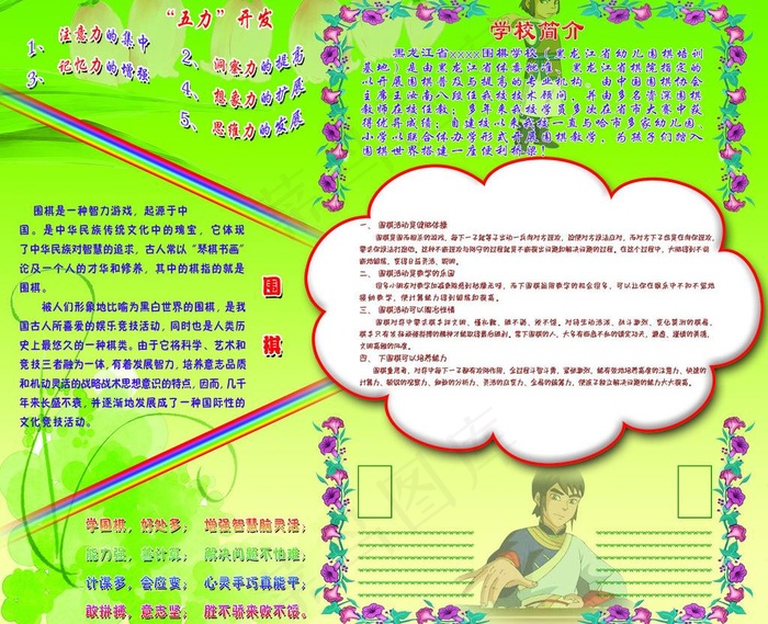 围棋学校招生简介图片(3260X2835(DPI:72))psd模版下载