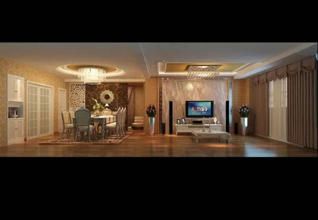 欧式客厅效果图图片