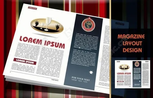 杂志封面线条背景图片