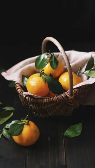 橘子高清摄影图片