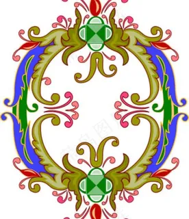 欧式花式字母-o图片