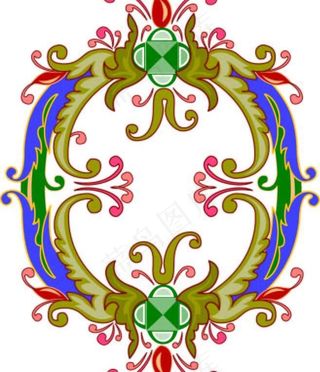 欧式花式字母-o图片