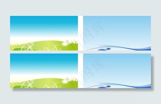 蓝色绿色底图图片
