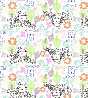 卡通布花图片 卡通布花图片