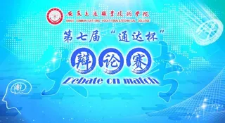 高校大专辩论赛幕布