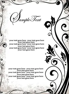 欧式复古花纹图片