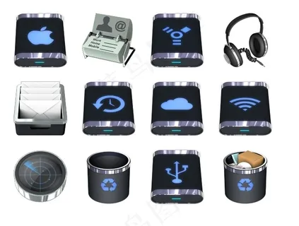 rubber系统桌面图标下载