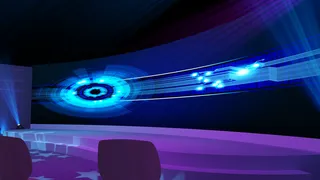 硬件科技产品发布会舞台设计3D模型...