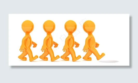 一群人走向危险的孔