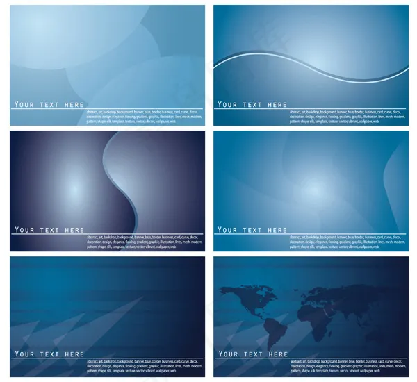 蓝色的世界地图背景矢量素材eps,ai矢量模版下载