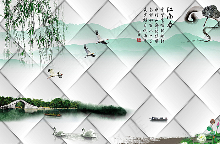 电视背景墙图片(9000X6000(DPI:300))psd模版下载
