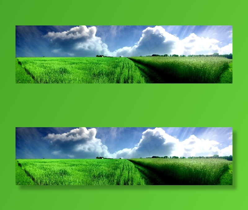 田园美景 乡村风光 全景风景