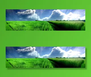 田园美景 乡村风光 全景风景