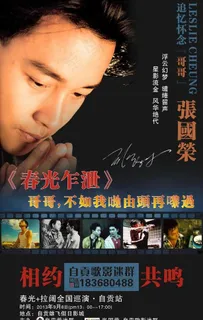 张国荣春光乍泄x展架图片