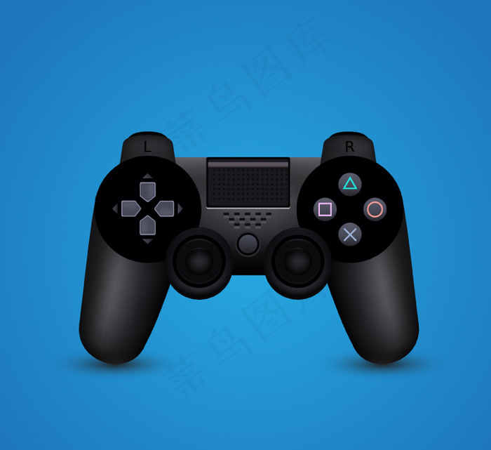 精美游戏手柄设计矢量素材