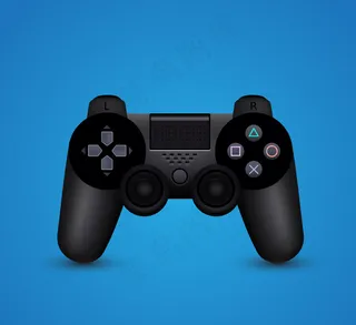 精美游戏手柄设计矢量素材