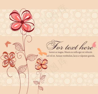 春天植物花卉矢量 手绘