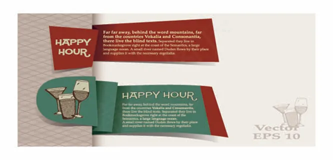 西餐厅banner设计矢量素材-1