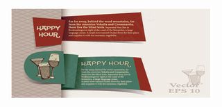 西餐厅banner设计矢量素材-1