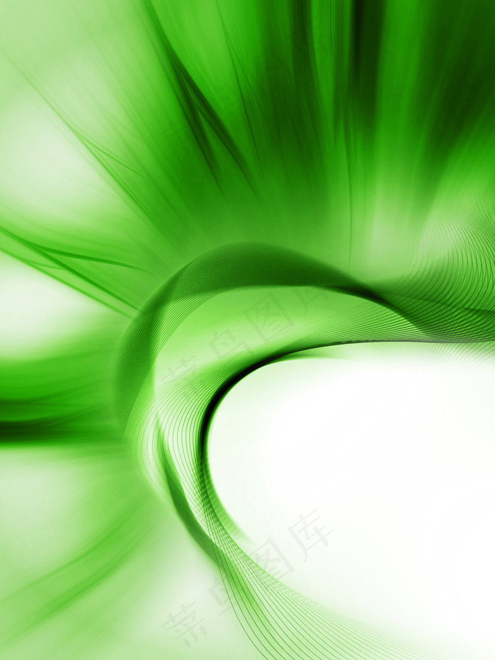 摘要绿色背景