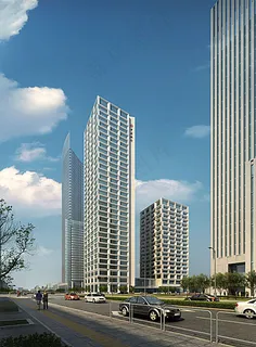 商业建筑效果图 商业建筑效果图
