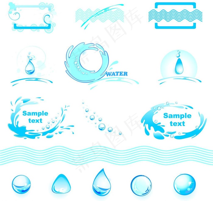 水主题曲图片cdr矢量模版下载