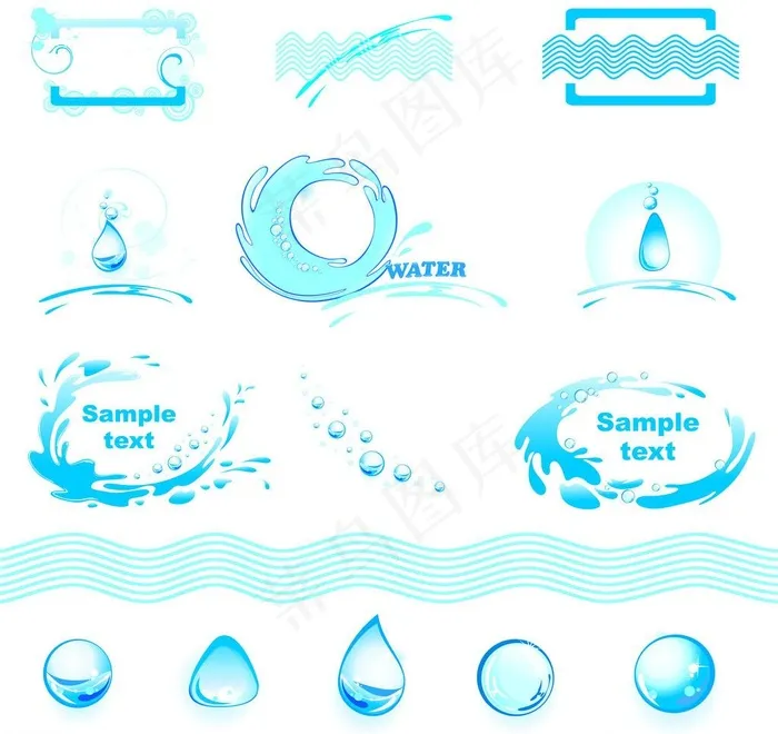 水主题曲图片cdr矢量模版下载