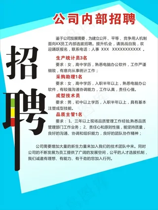 招聘海报