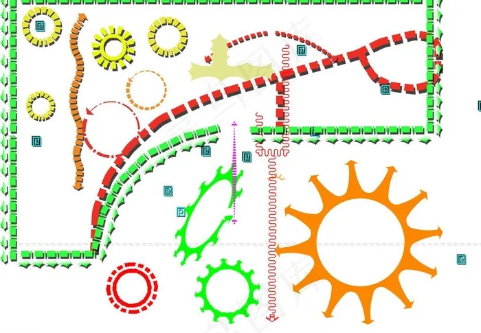 分析图素材图片psd模版下载