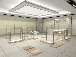 皮草专卖店效果图