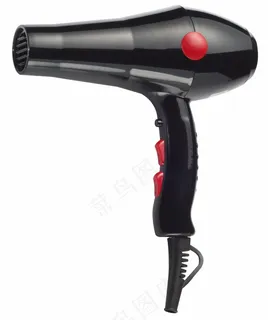 纯黑电吹风 发廊专用干发器 时尚 大功率 吹风机