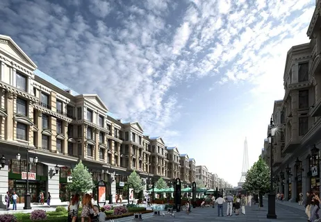 欧式一条街图片 欧式一条街图片