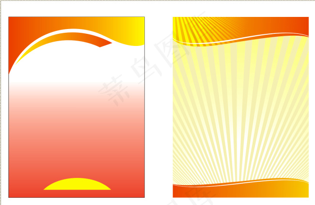展板装饰cdr矢量模版下载