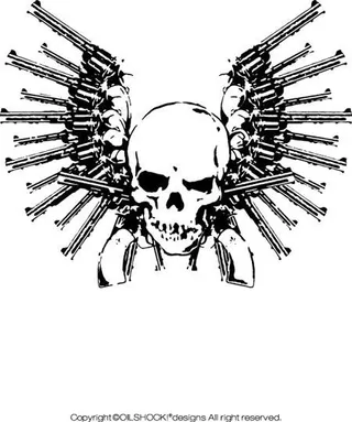 恐怖 骷髅设计素材