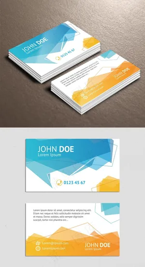 个性炫彩创意名片设计模板912(1...
