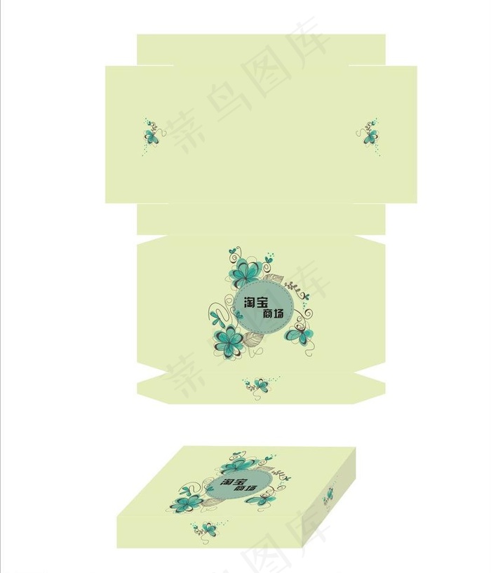 包装盒图片cdr矢量模版下载