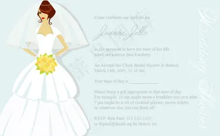 结婚请帖模板矢量素材