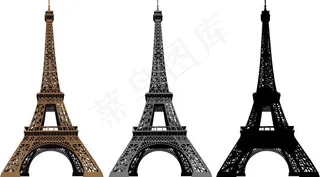 巴黎埃菲尔铁塔矢量素材