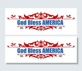 上帝保佑美国七月第四矢量