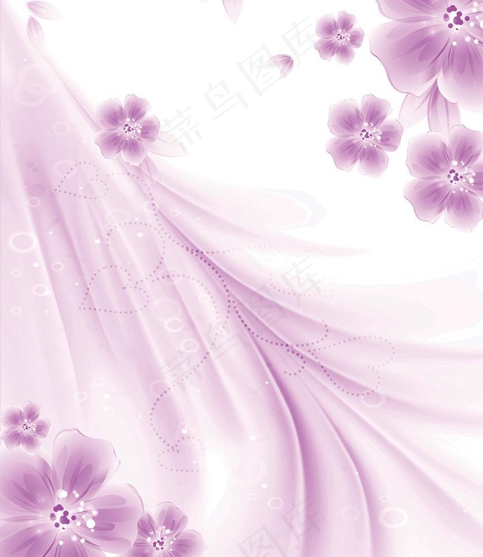 紫色花朵