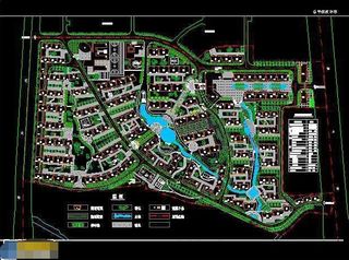 带小学幼儿园小区cad规划总平面图